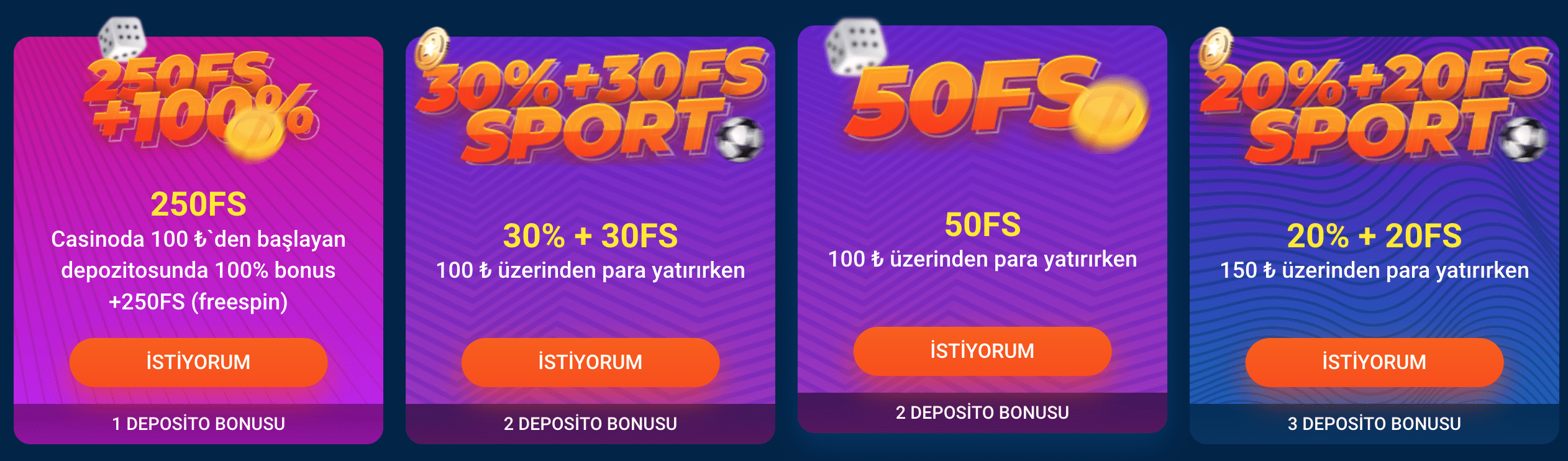 Bonuslar ve promosyonlar Bonuslar ve promosyonlar